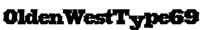 OldenWestType69 Font Image