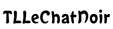 TLLeChatNoir Font Image