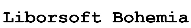 Liborsoft Bohemia Font Image