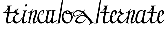 TrinculoAlternate Font Image