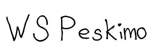 WS Peskimo Font Image