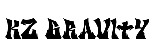 KZ GRAVItY Font Image