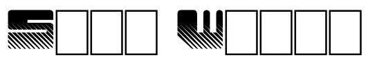 Star Waves Font Image