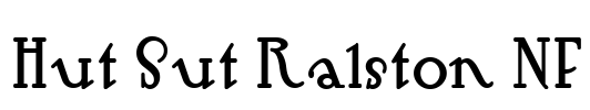 Hut Sut Ralston NF Font Image