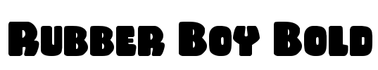Rubber Boy Bold