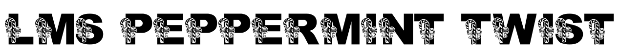 LMS Peppermint Twist Font Image