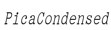 PicaCondensed