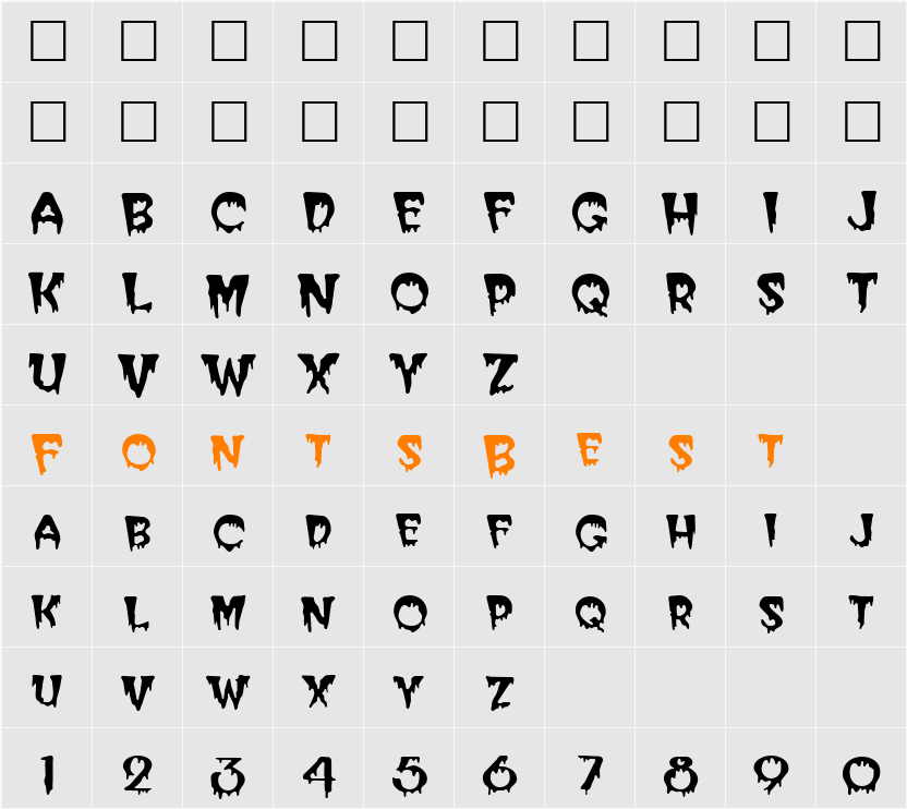 PostCrypt Character Map