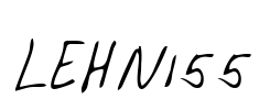 LEHN155 Font Image