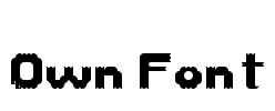 Own Font Font Image