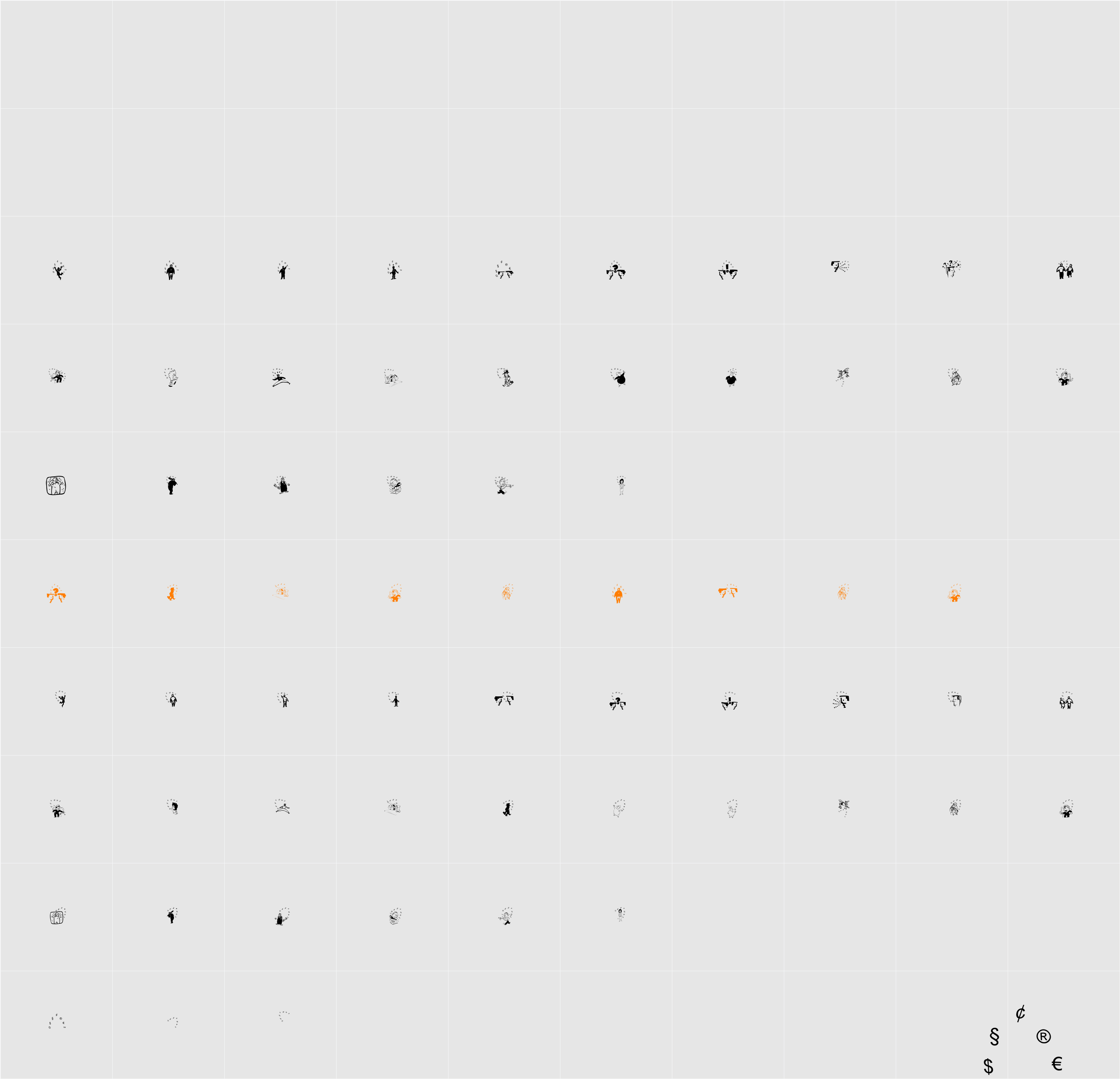 QuarrelerPlus Character Map