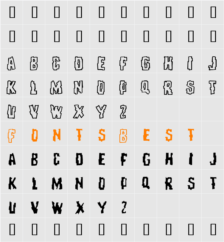 RepeatUntilFalse Character Map