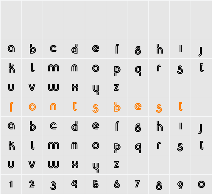 K22 Plural Character Map