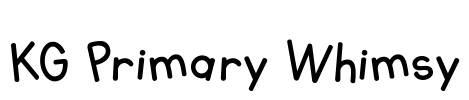 KG Primary Whimsy Font Image