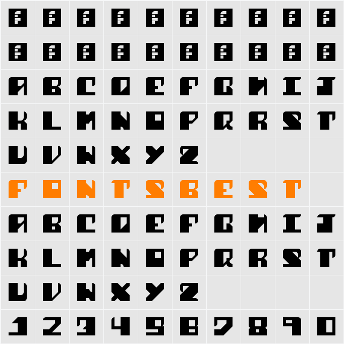 Shark Fins Character Map