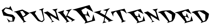 SpunkExtended Font Image