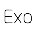 Exo Font Image
