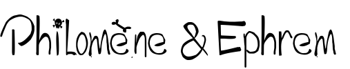 Philomène & Ephrem Font Image