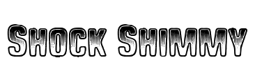 Shock Shimmy Font Image
