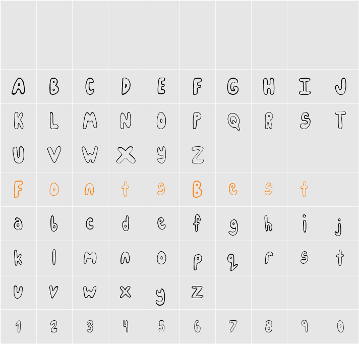 IceCreamParty Character Map