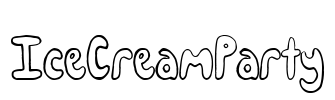 IceCreamParty Font Image