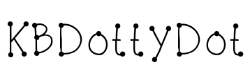KBDottyDot Font Image