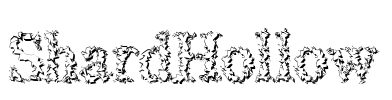 ShardHollow Font Image