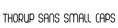 Thorup Sans Small Caps