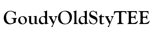 GoudyOldStyTEE