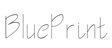 BluePrint Font Image