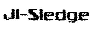 JI-Sledge Font Image