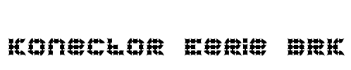 Konector Eerie BRK Font Image