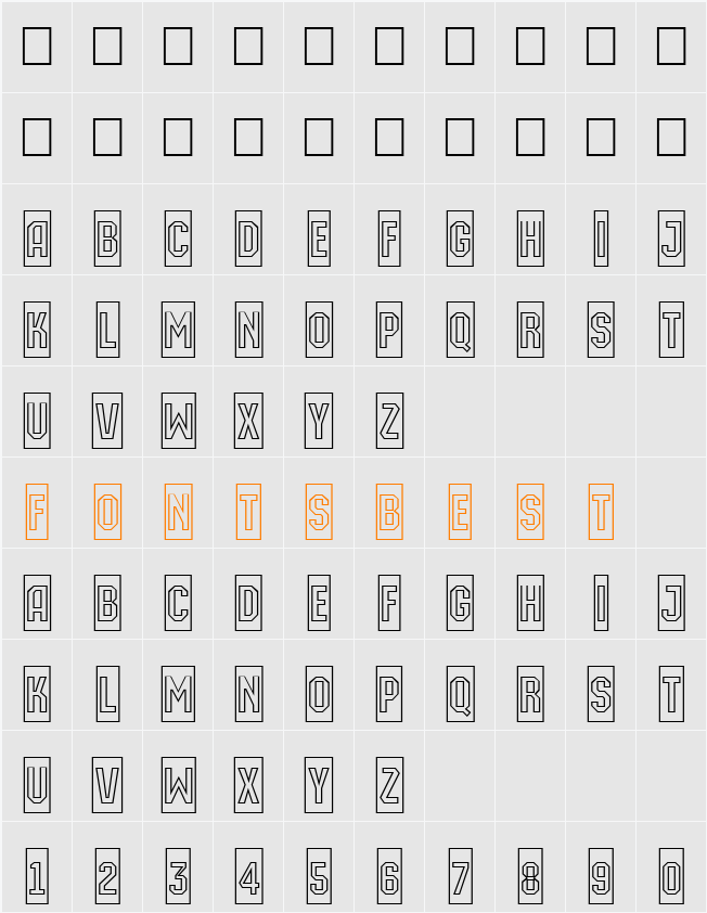 a_MachinaOrtoCmOtl Character Map