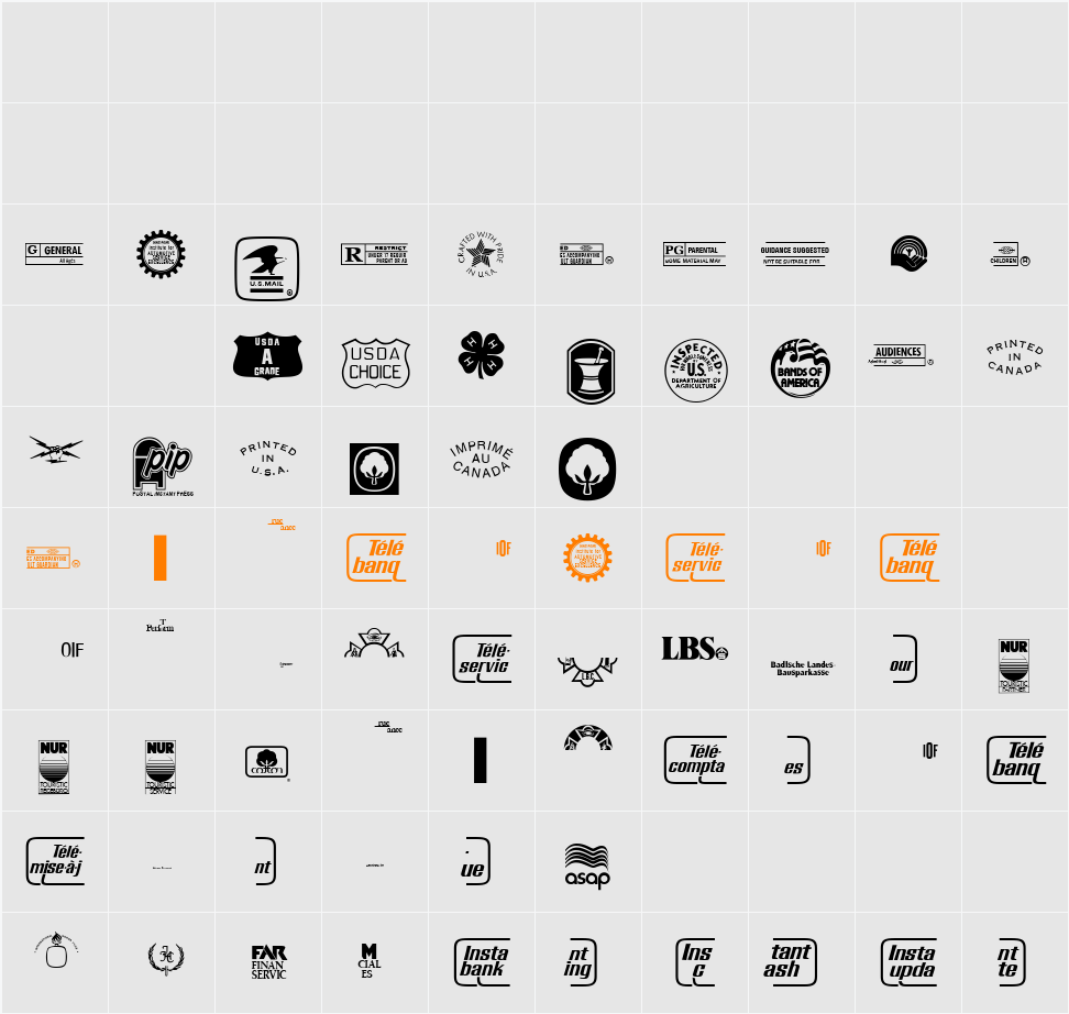 LogosServiceP03 Character Map