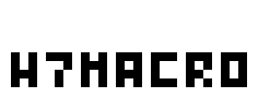 H7Macro Font Image