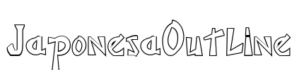 JaponesaOutline Font Image
