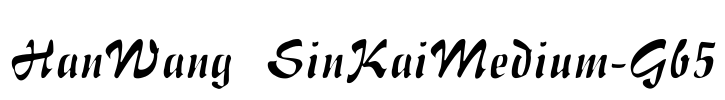 HanWang SinKaiMedium-Gb5