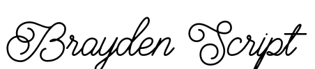 Brayden Script Font Image