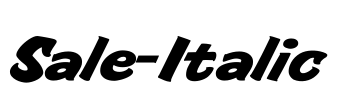 Sale-Italic