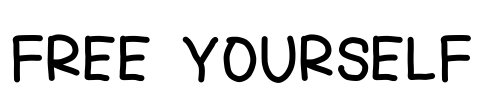 FREE YOURSELF Font Image