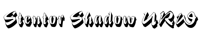 Stentor Shadow URW Font Image
