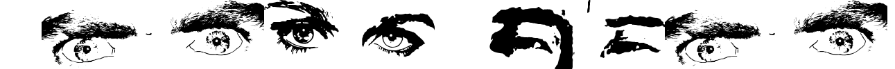 Eye Spy Font Image