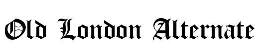 Old London Alternate Font Image