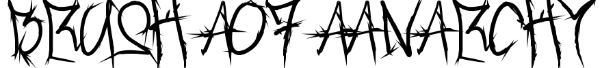 Brush_Of_Anarchy Font Image