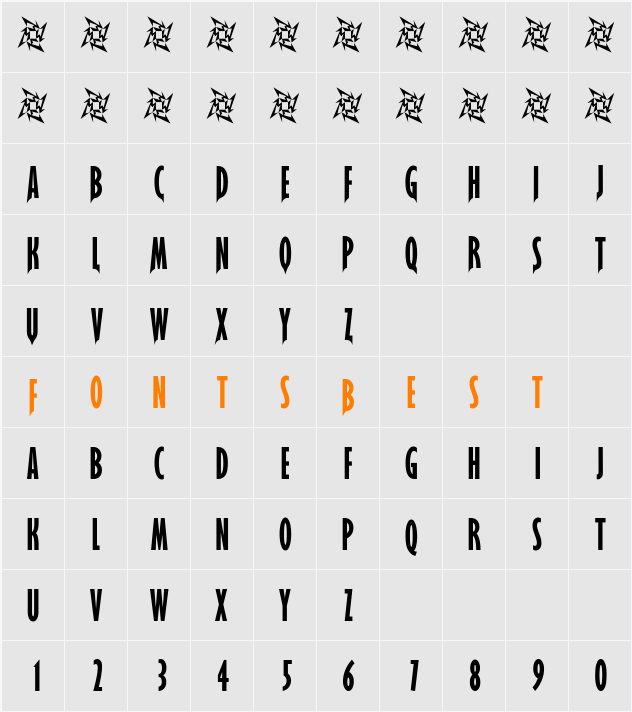LOAD Character Map