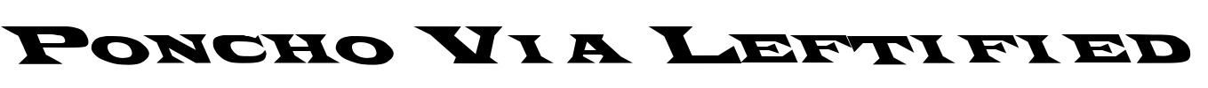 Poncho Via Leftified