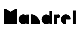 Mandrel Font Image