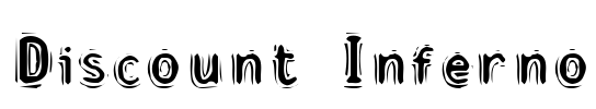 Discount Inferno Font Image