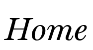 Home Font Image