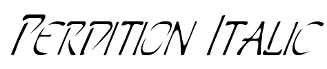 Perdition Italic